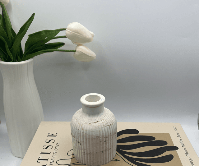 Vase marbré 